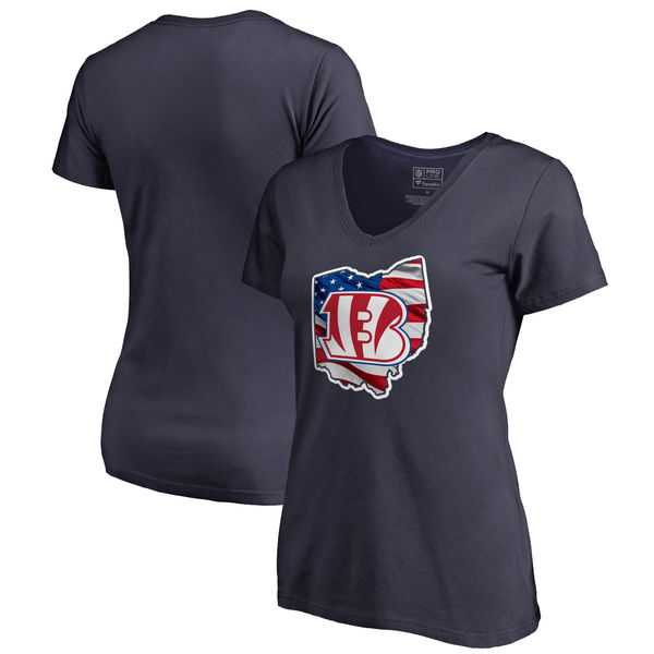 Women Cincinnati Bengals Navy NFL Pro Line by Fanatics Branded Banner State T-Shirt,We sell and wholesale Women Cincinnati Bengals Navy NFL Pro Line by Fanatics Branded Banner State T-Shirt on line form chian!